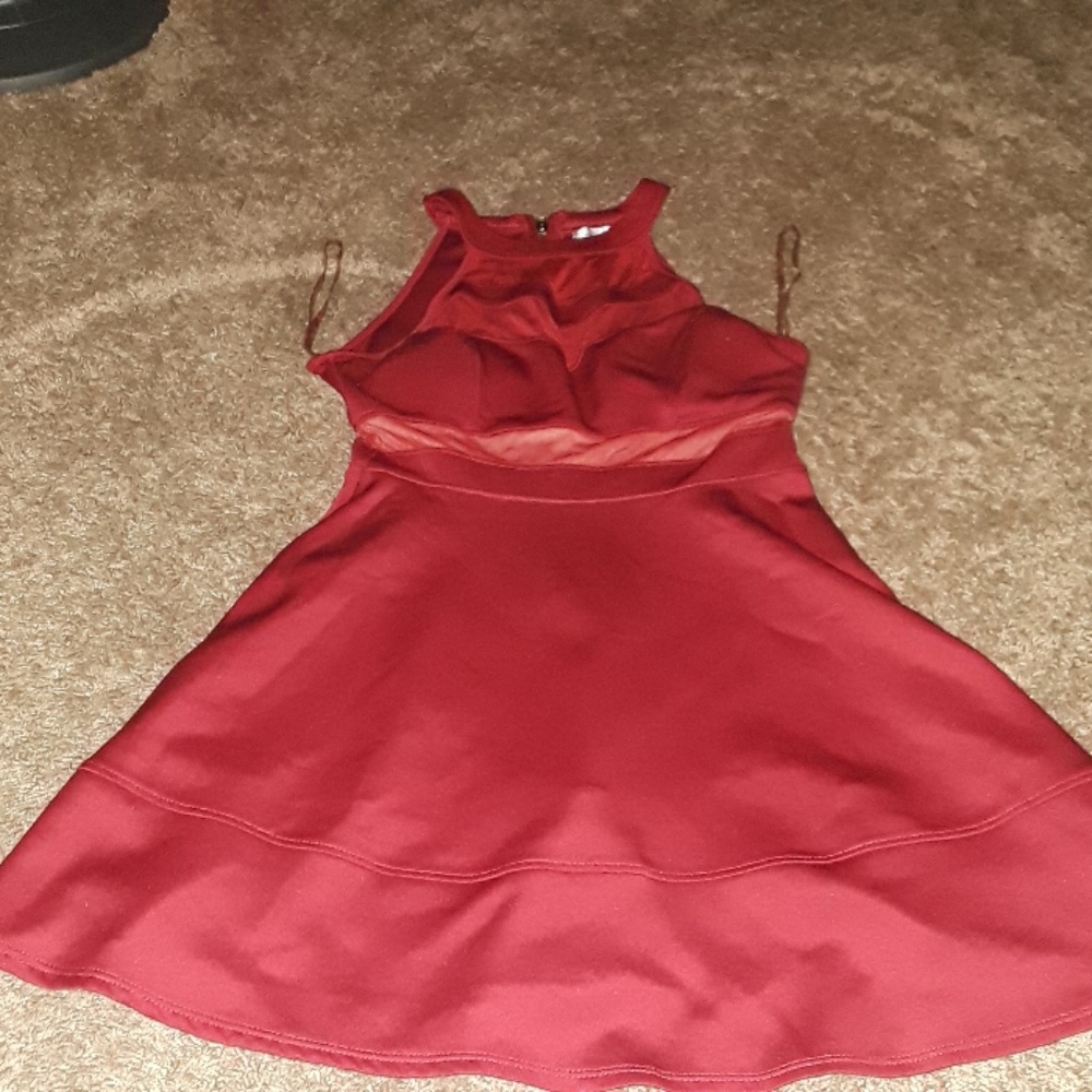 Red dress
